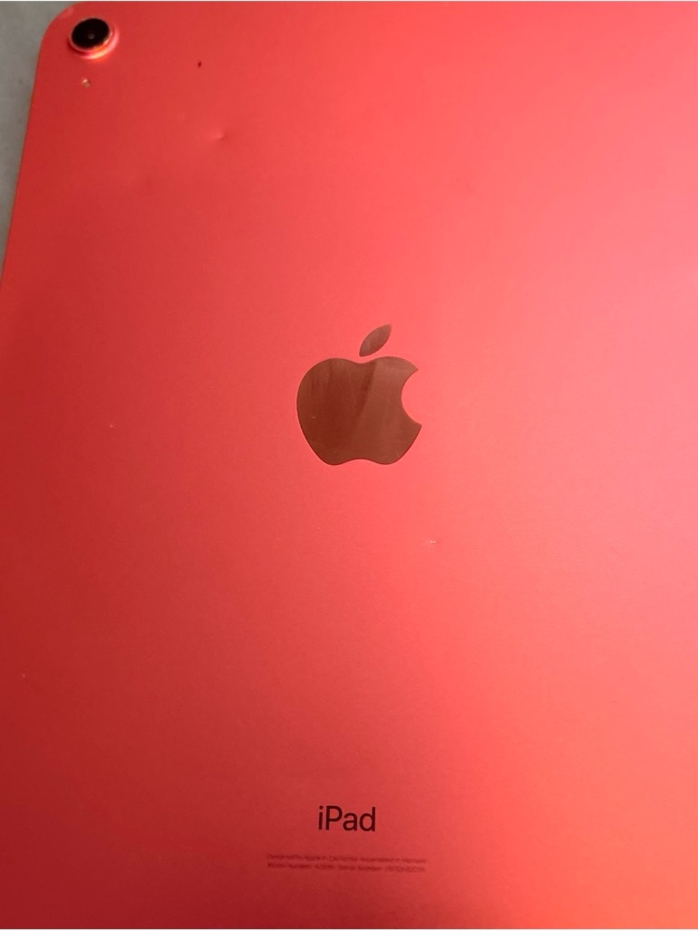 Apple iPad - Coral Red Aluminum Finish